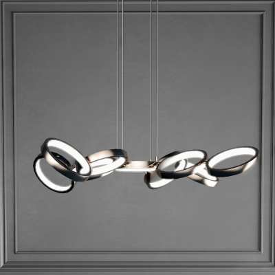 现代吊灯3D模型下载